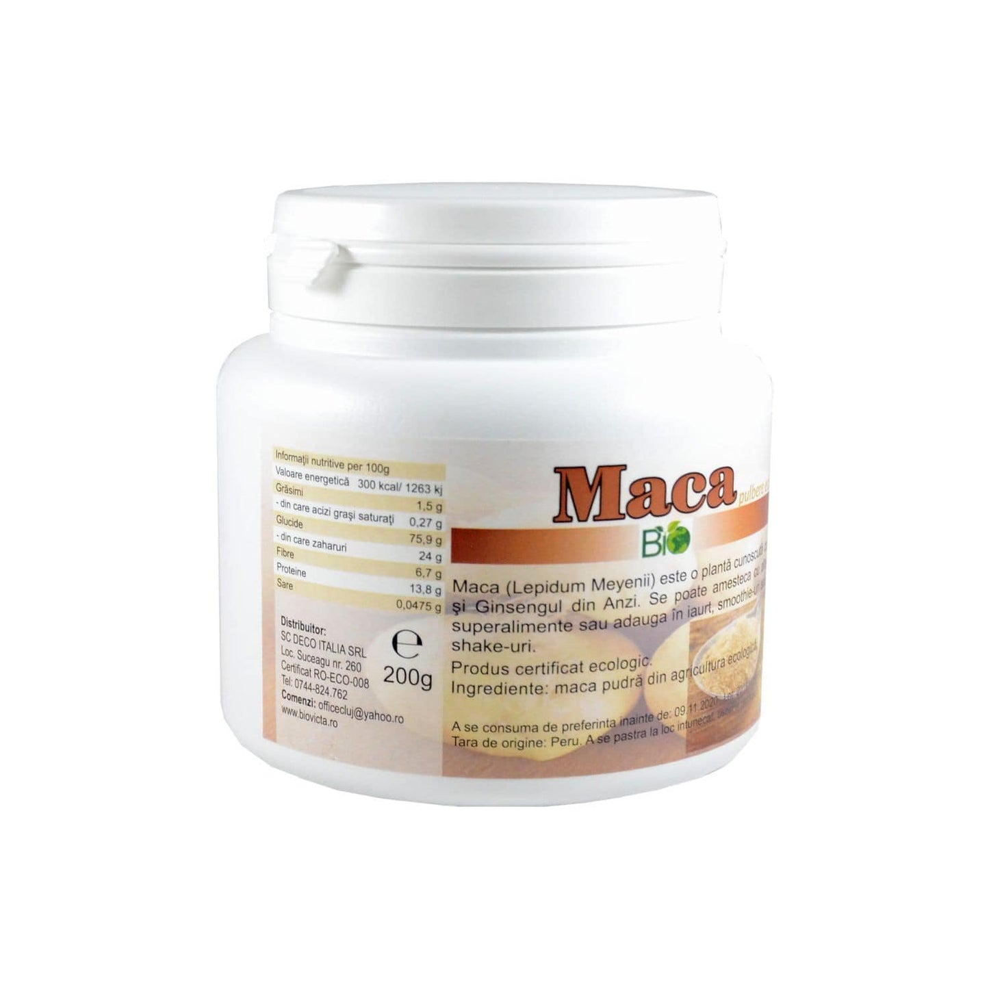 Maca Pulbere BIO - 200g