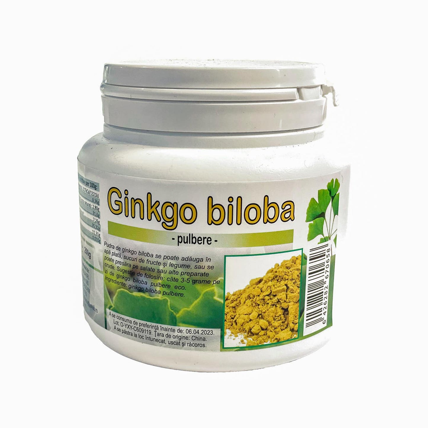 Ginkgo biloba pulbere 200g