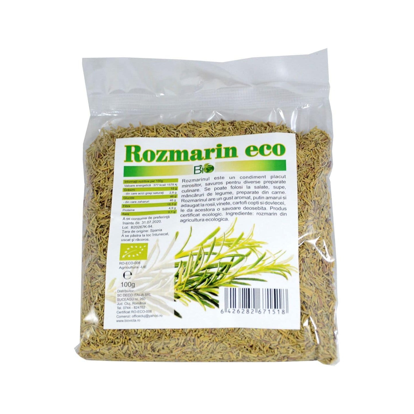 Rozmarin BIO - 100g