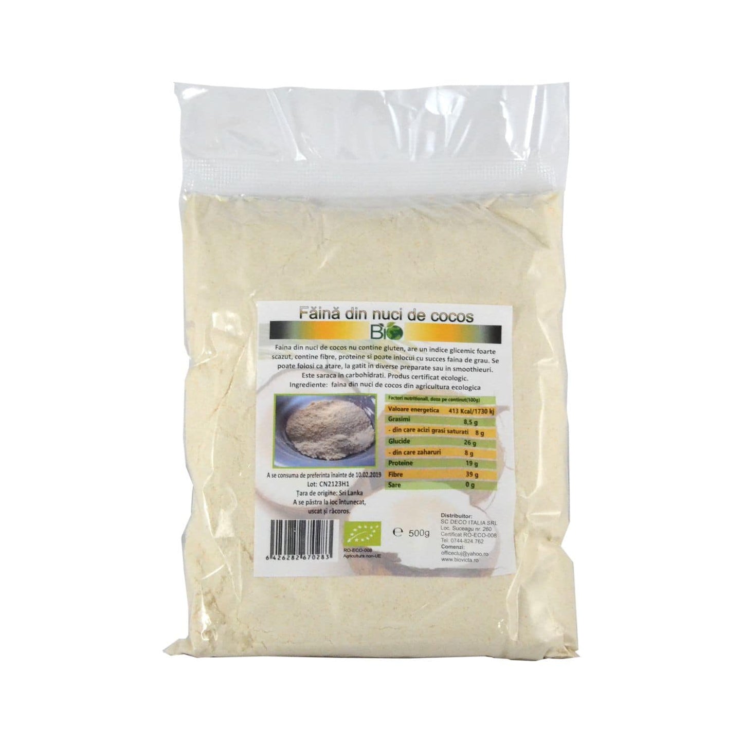 Făina de Cocos BIO 500g