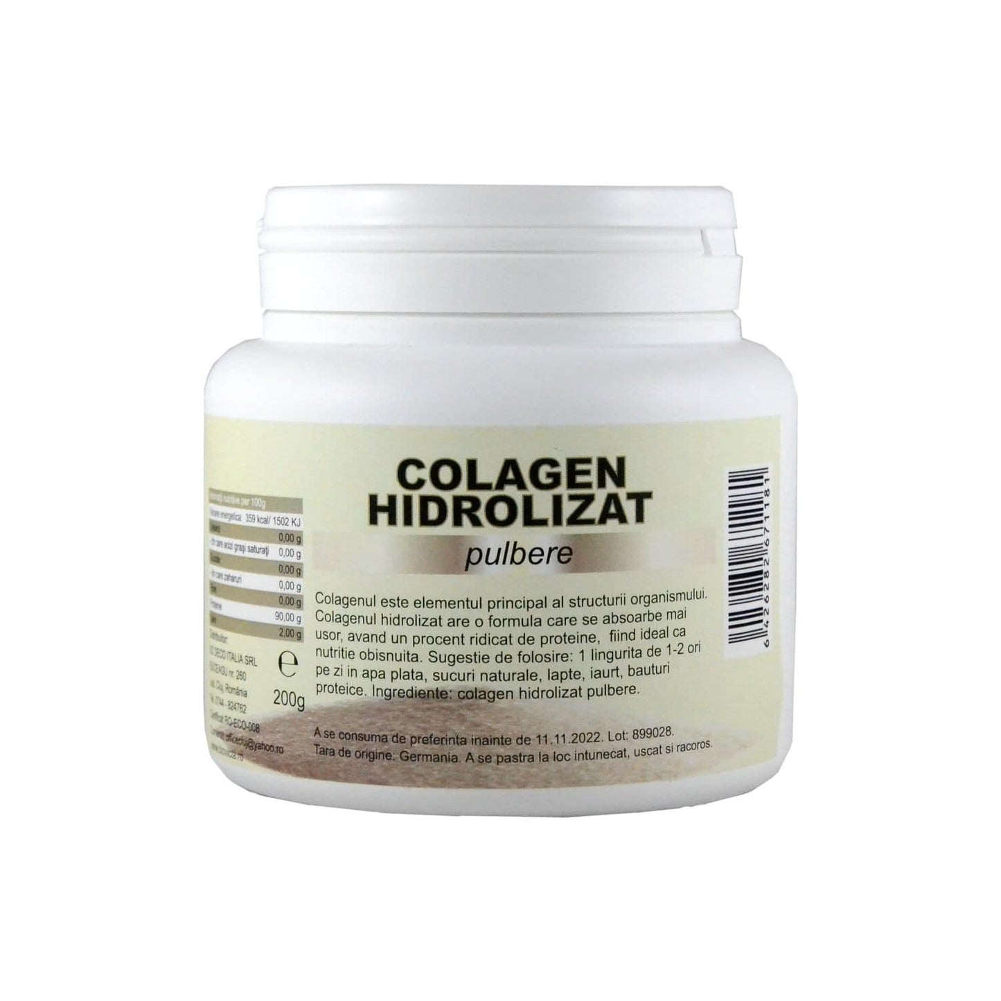 Colagen hidrolizat pulbere 200g