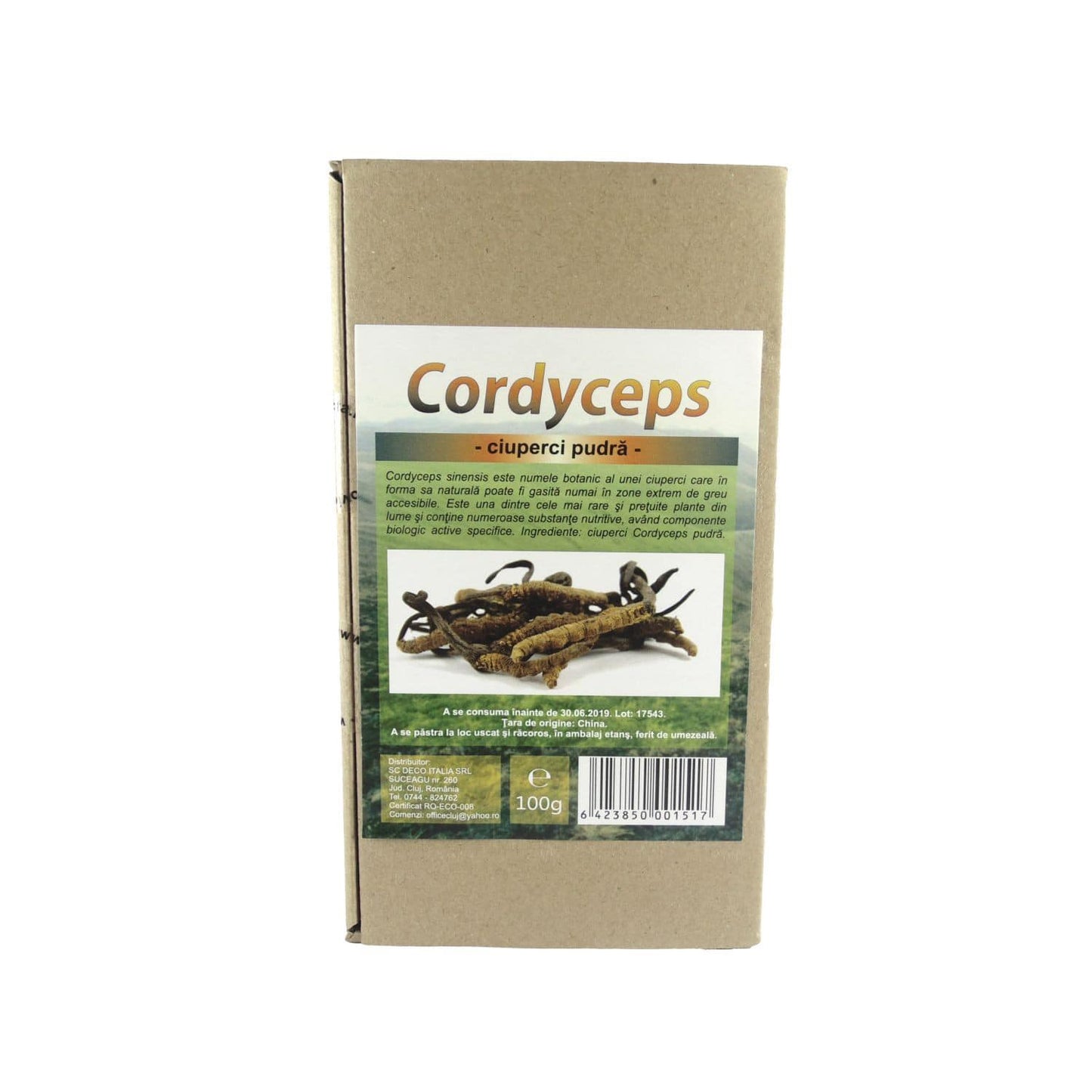 Ciuperci cordyceps pulbere 100g