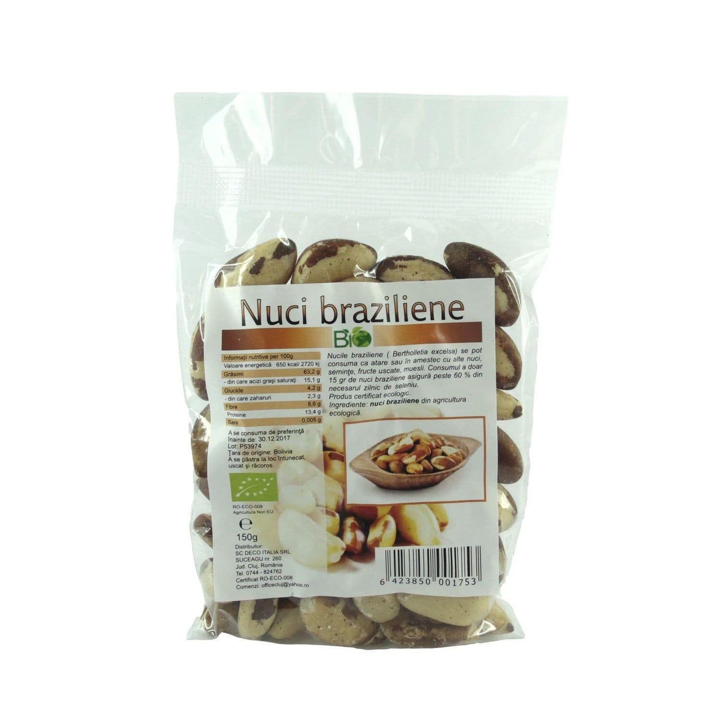 Nuci Braziliene BIO 150g